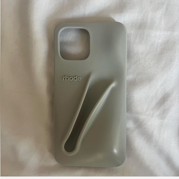 RHODE Light Gray Sculpted Phone Case - Picture 1 of 2